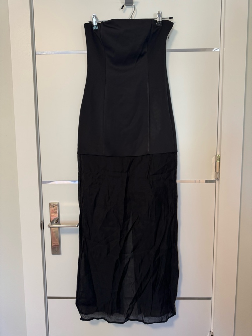 REVOLVE Strapless Black Maxi Dress